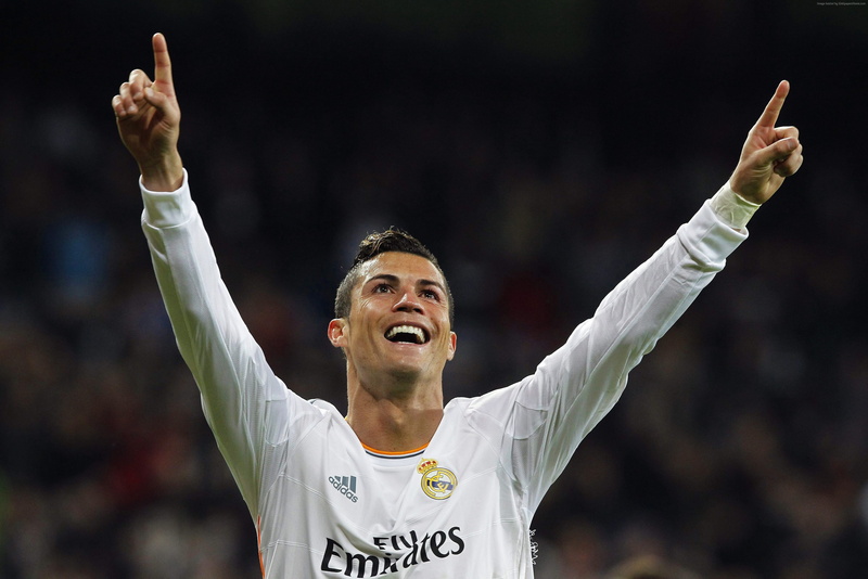 Cristiano Ronaldo, excitement, mid adult, portrait, adult, football player, mouth open, Portugal, emotion, human body part, success, Real Madrid, 4K, human limb