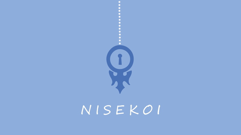 number, western script, blue, computer icon, text, Nisekoi, blue background, representation, indoors, studio shot, love, copy space, logo, no people, sign