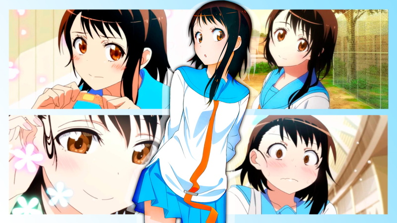 1080P, Nisekoi, anime girls, Onodera Kosaki