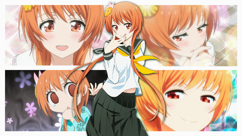 1080P, Nisekoi, school uniform, anime girls, anime, Tachibana Marika