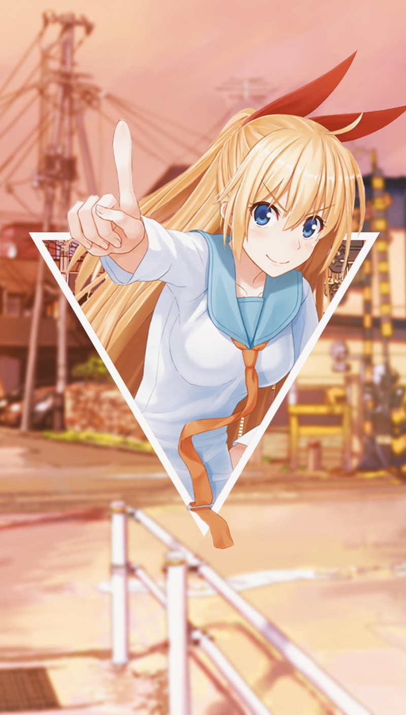 emotion, adult, mammal, people, Kirisaki Chitoge, anime girls, architecture, portrait, holiday - event, 720P, art and craft, sunlight, fun, holding, anime