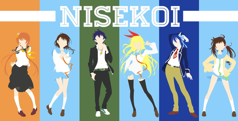 Nisekoi, 1080P, Chitoge Kirisaki, Raku Ichijō, Seishirou Tsugumi, Haru Onodera, Anime, Marika Tachibana, Kosaki Onodera
