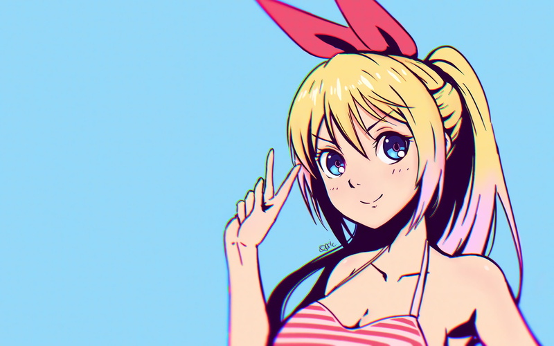 Chitoge Kirisaki, 1080P, Anime, Nisekoi