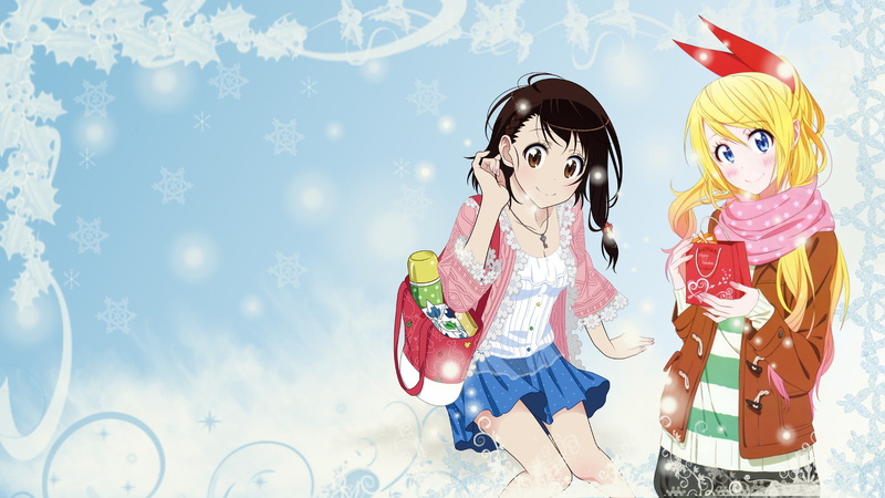 1080P, Anime, Chitoge Kirisaki, Nisekoi, Kosaki Onodera