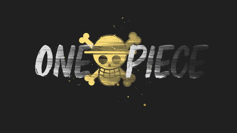 Straw Hat Pirates, One Piece, Jolly Roger, 2K, grunge, minimalism