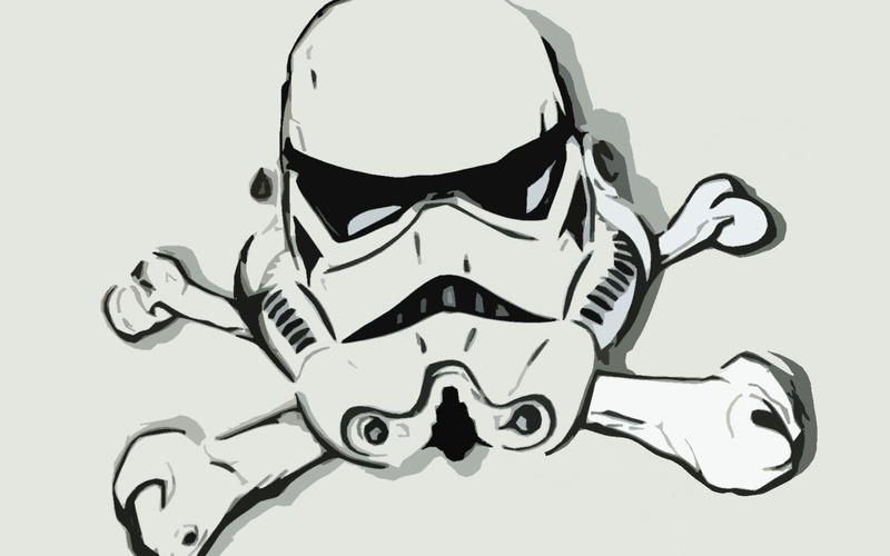 roger, wars, Star Wars, hd, star, jolly, stars, Stormtroopers, art, 720P, space, x