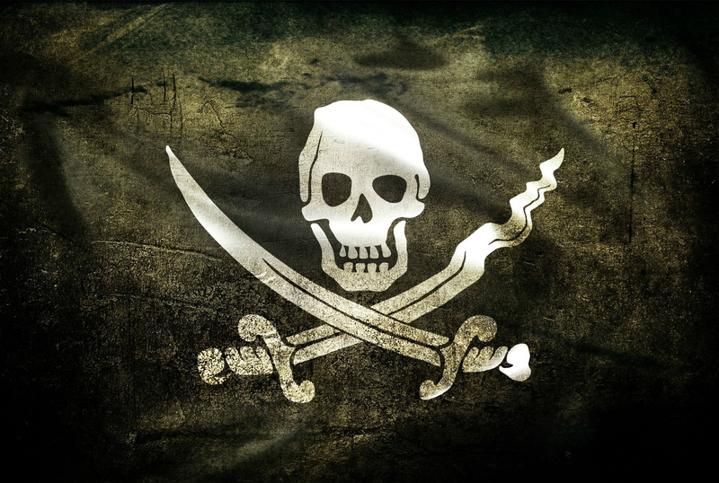 2K, pirates, Jolly Roger, flag, skull