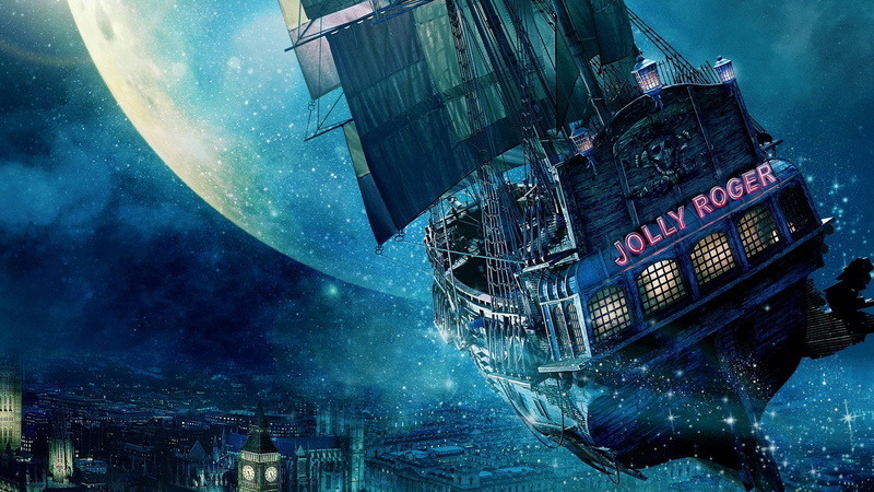 Ship, Pan, Sailboat, 1080P, Jolly Roger, Pan (Movie), Movie