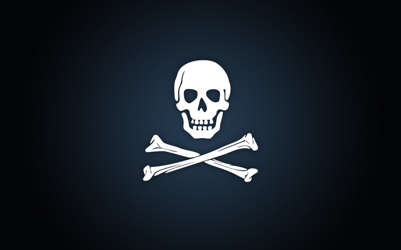roger, pirates, jolly, skull, crossbones, 1080P