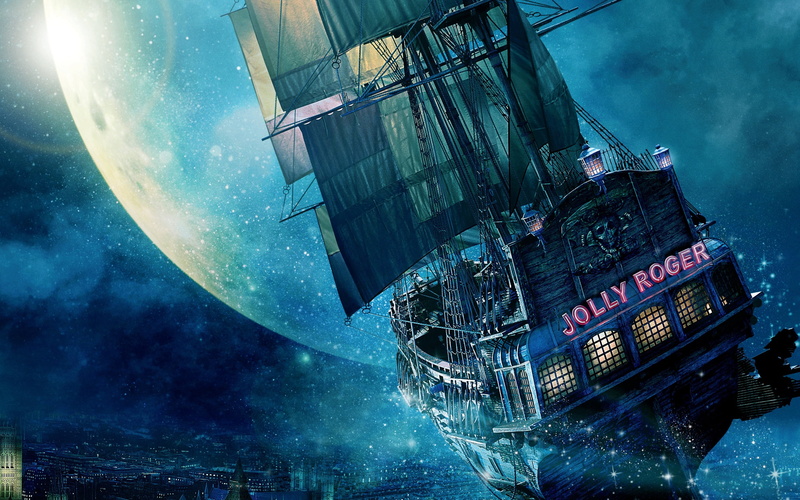 2015, pan, digital composite, night, cloud - sky, sea, water, space, brown, roger, Movies, no people, sign, blue, nautical vessel, outdoors