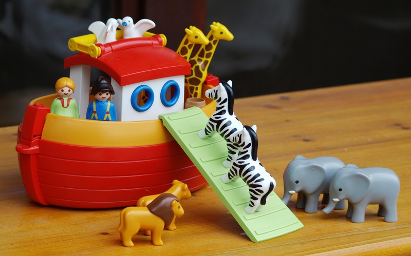 2K, creativity, playmobil, container, play, text, top, brown, representation, ark, art and craft, archenoah, multi colored, animals, s, no people, craft