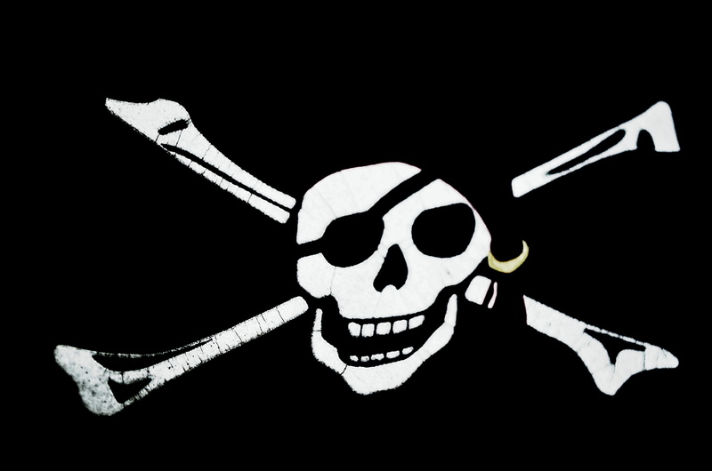 skeleton, costume, pirate - Criminal, 4K, black, mask - disguise, Prey, logo, evil, spooky, illustration, mask, black background, single object, Bone