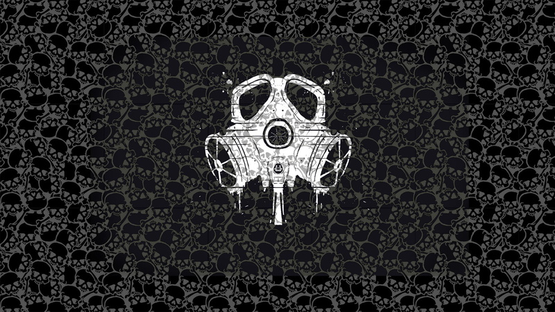 digital composite, night, pictures, illustration, abstract, celebration, pattern, vector, disguise, black background, halloween, inhaler, white, computer Graphic