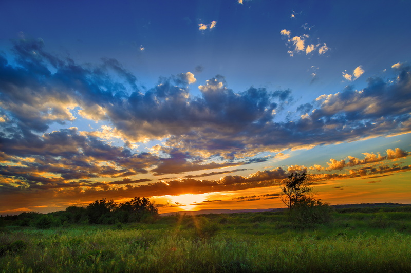 photography, sunrise - Dawn, landscape, nuages, dusk, clouds, cloudy, rural Scene, summer, yellow, 5K, sky, scenics, sunlight, Sunset, cloud - Sky, Port la Nouvelle