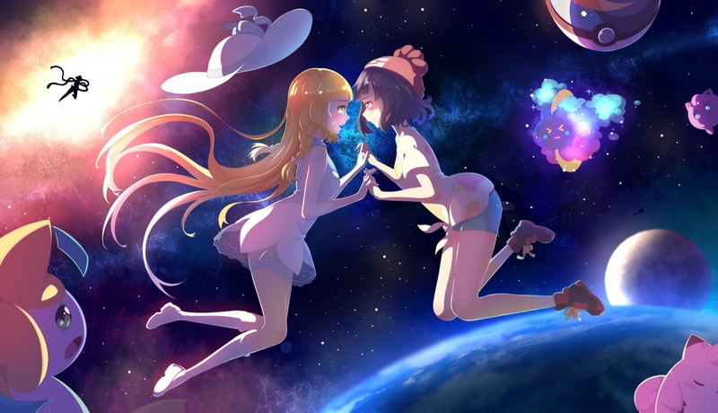 Clefairy (Pokémon), Pokémon, 1080P, Deoxys (Pokemon), Cosmog (Pokémon), Lillie (Pokemon), Jirachi (Pokémon), Pokémon: Sun and Moon, Jigglypuff (Pokémon