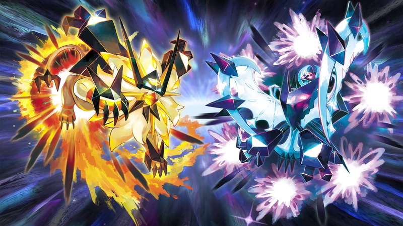 Pokémon Ultra Moon, Pokémon Ultra Sun and Ultra Moon, Solgaleo (Pokémon), Lunala (Pokémon), Pokémon, Pokémon Ultra Sun, 1080P