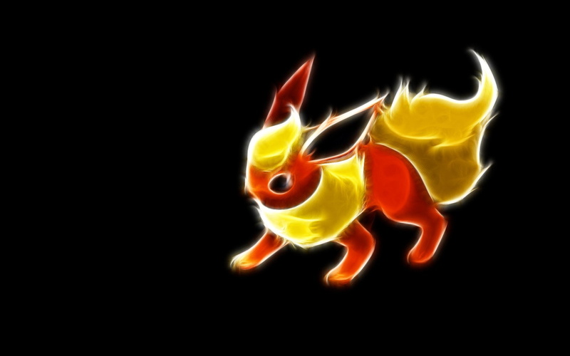Glow, exploding, computer Graphic, abstract, 1080P, Eeveelutions, Flareon (Pokémon), no people, creativity, Pokémon, shape, single object, heat - Temperature