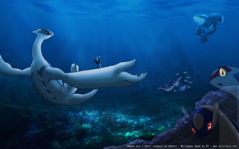 2K, Lugia (Pokémon), Latios (Pokémon), Remoraid (Pokémon), Mantine (Pokémon), Pokémon, Mantyke (Pokémon), Kyogre (Pokémon), Latias (Pokémon)
