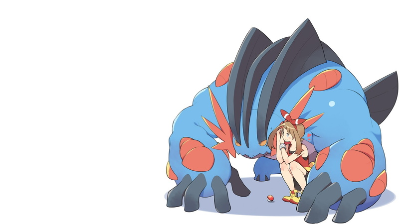 May (Pokémon), Pokémon, Pokémon: Omega Ruby and Alpha Sapphire, 1080P, Swampert (Pokémon), Mega Swampert (Pokémon)