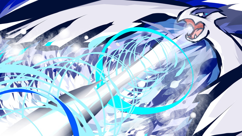 glass - material, transparent, art and craft, close-up, day, Lugia, full frame, reflection, Pokémon, sunlight, backgrounds, multi colored, sphere, blue