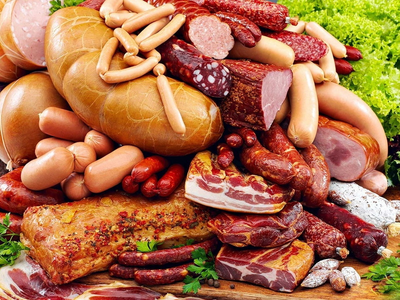 delicatessen, meal, gourmet, large group of objects, red, no People, meat, ham, processed meat, beef, ingredient, pork, butchers Shop, spice, sausage, roasted