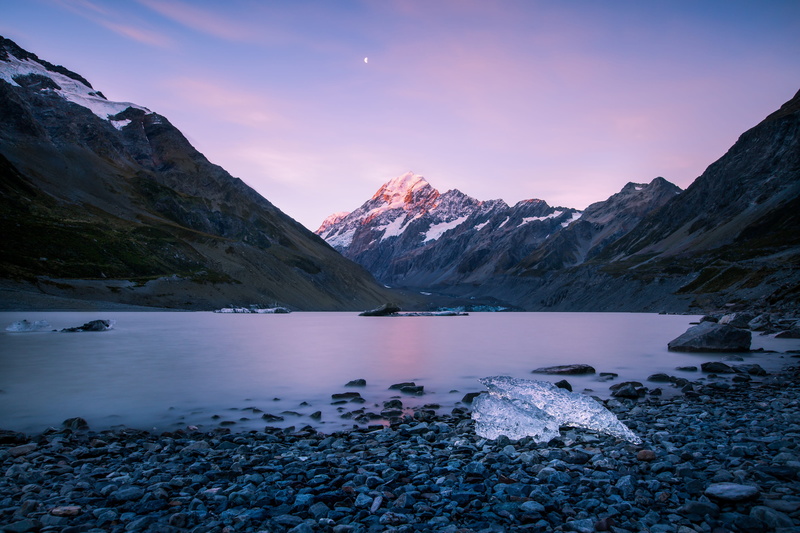 snow, lake, tranquility, ice, rock - object, winter, river, tranquil scene, seashore, newzealand, snowcapped mountain, sky, 4K, mountain, mountain range