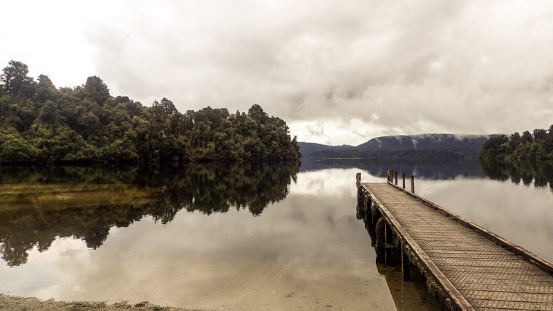 west coast, newzealand, lake, day, westcoast, tree, beauty in nature, water, transportation, wilderness, mountain, cloud - sky, 4K, no people, tranquility