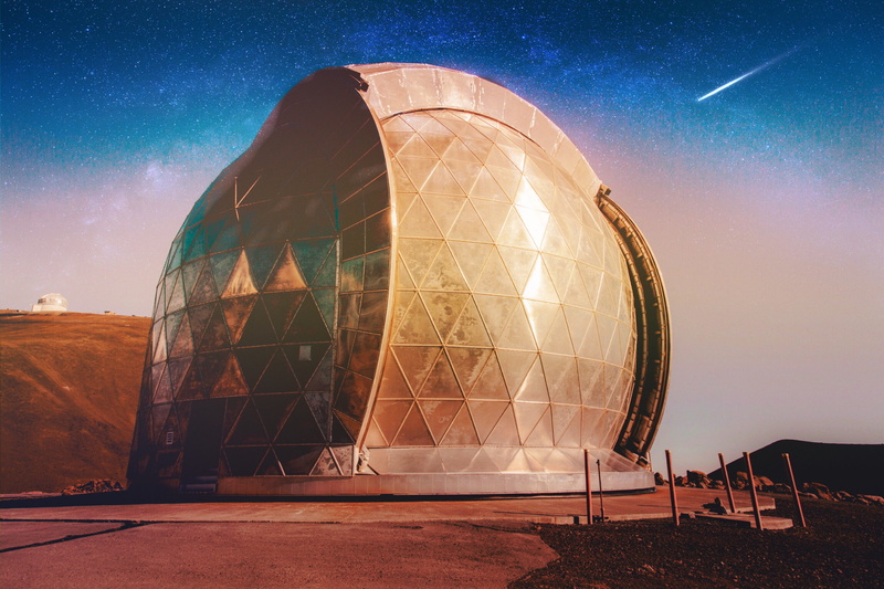 united states, travel destinations, sphere, hawaii, mountain, star - space, night, nature, no people, astronomy, space exploration, 4K, architecture, landscape