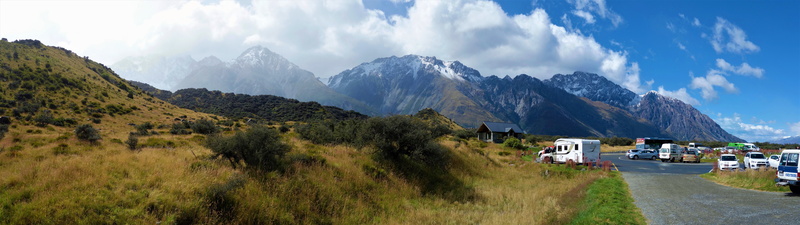 New Zealand, mountains, Mt Cook, 8K