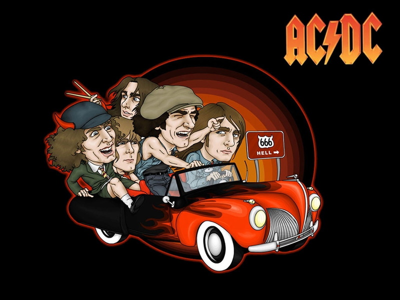 black background, indoors, family, child, son, motor vehicle, western script, offspring, boys, text, representation, Acdc, mode of transportation, night