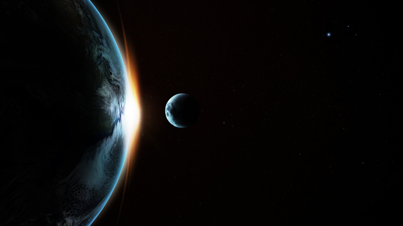 moon, astronomy, no People, beauty in nature, orbiting, stratosphere, light - Natural Phenomenon, space, star - Space, glowing, dark, black Color, scenics - nature