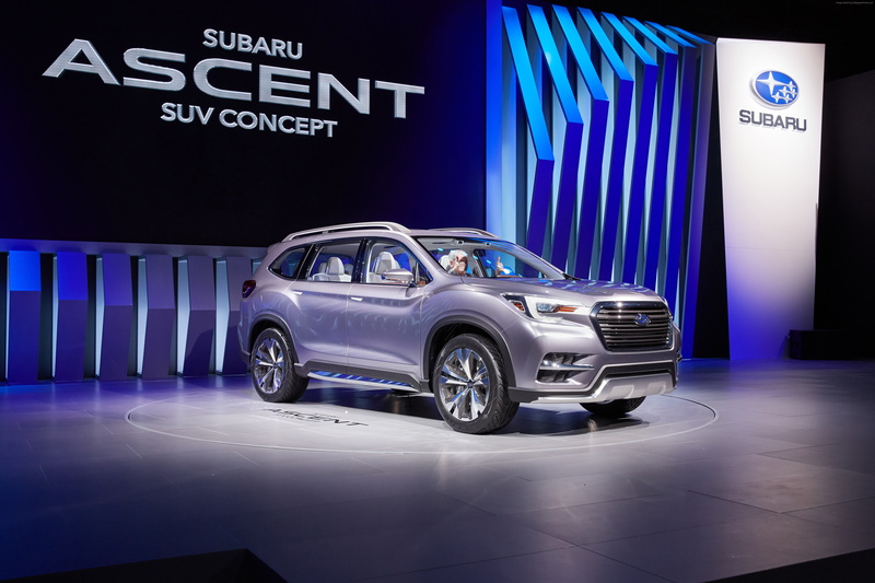 concept, 5K, Subaru Ascent, 2017 New York Auto Show