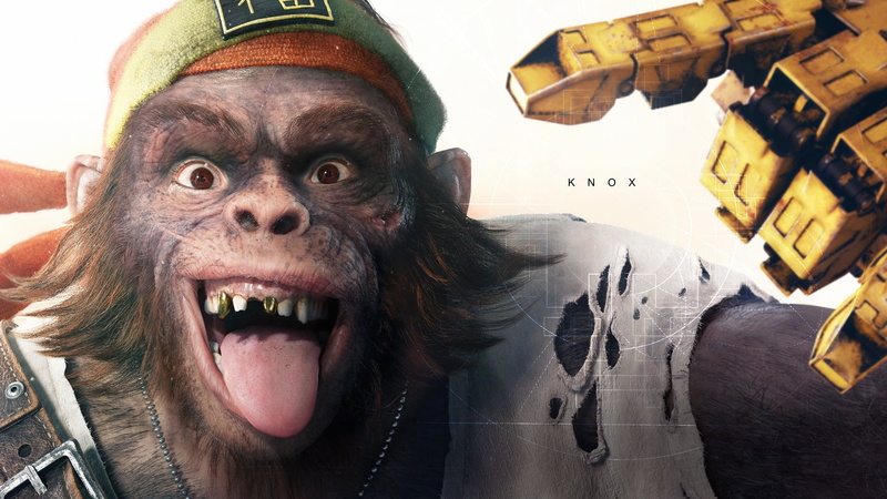 day, white, Knox, primate, video games, mouth open, Beyond Good and Evil 2, animal body part, tongues, crew, 1080P, mammal, teeth, portrait, one animal