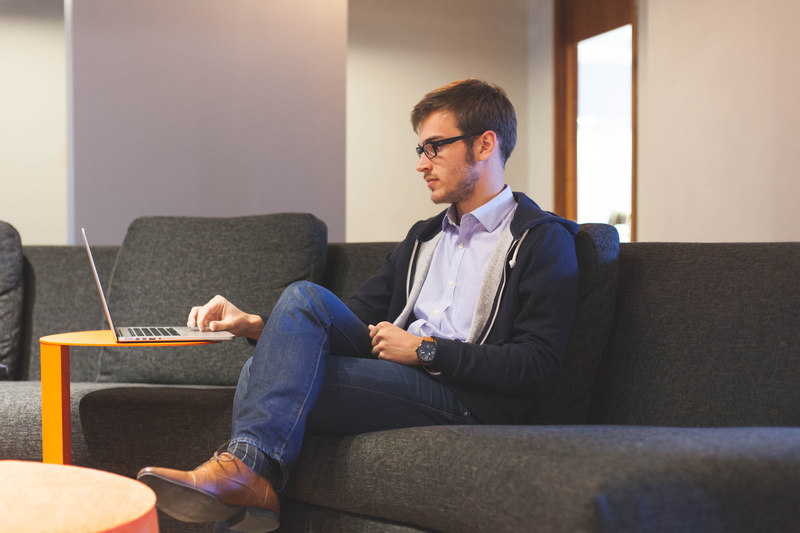 people, working, man, black, 4K, living room, men, jeans, notepad, business, denim, couch, startup, sofa, adult, one person, office, young men, indoors