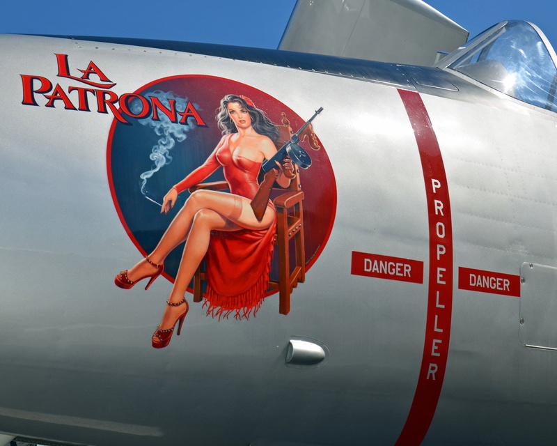pin up, art, nose, aircrafts, 1080P, plane, fighter
