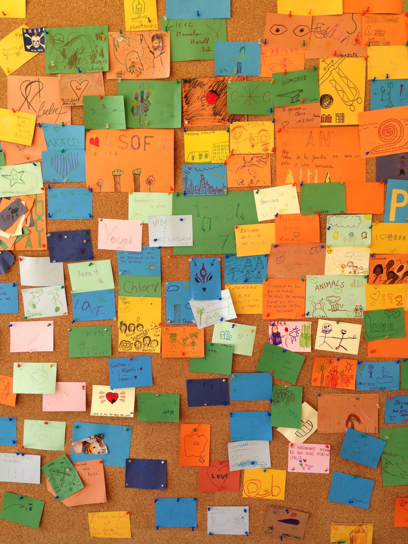 paper, pinboard, no people, chatting, close-up, strategy, backgrounds, communicate, wall - building feature, sticky, text, creativity, jigsaw piece, memos