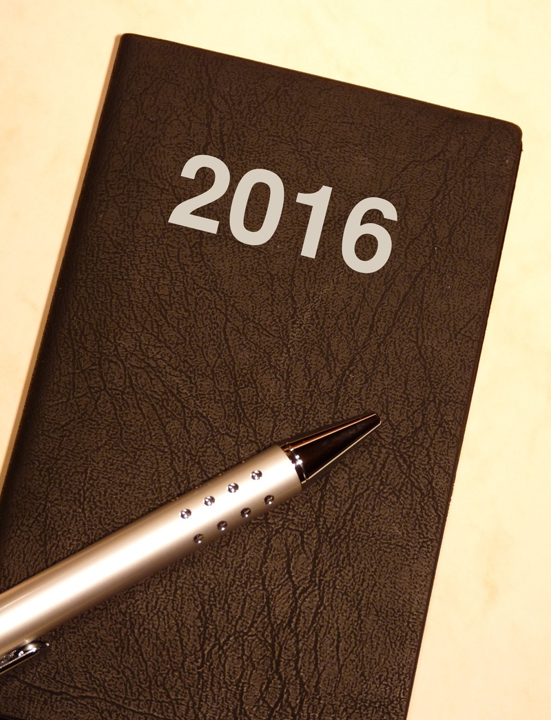 still life, marker pen, weekly calendar, close-up, document, brown, pen, high angle view, studio shot, 2016, writing instrument, time, planning, gray, appointment