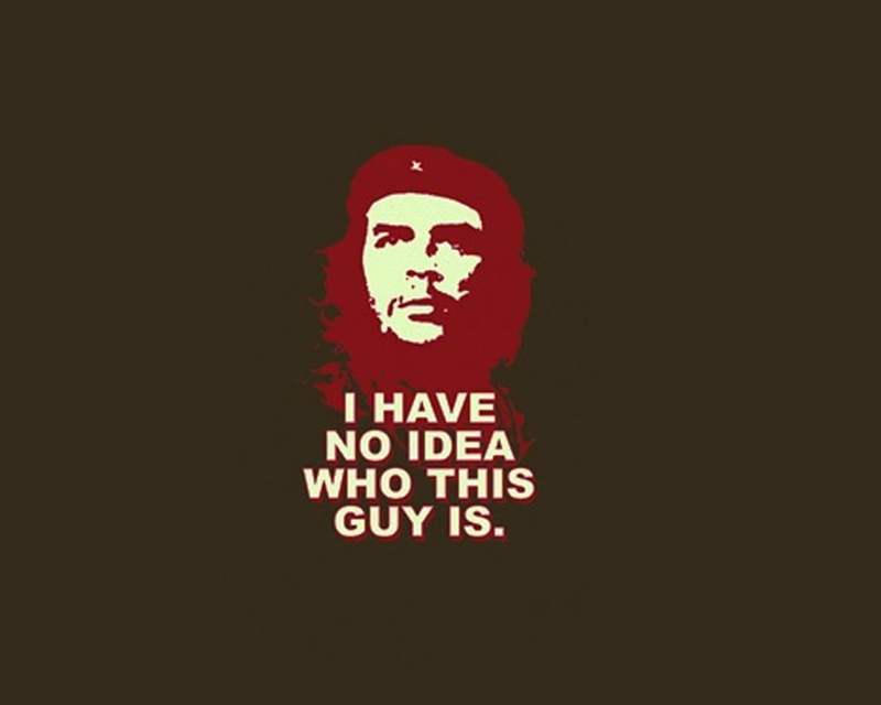 hd, che, brown, background, text, x, funny, art, guevara, 720P, entertainment, communism