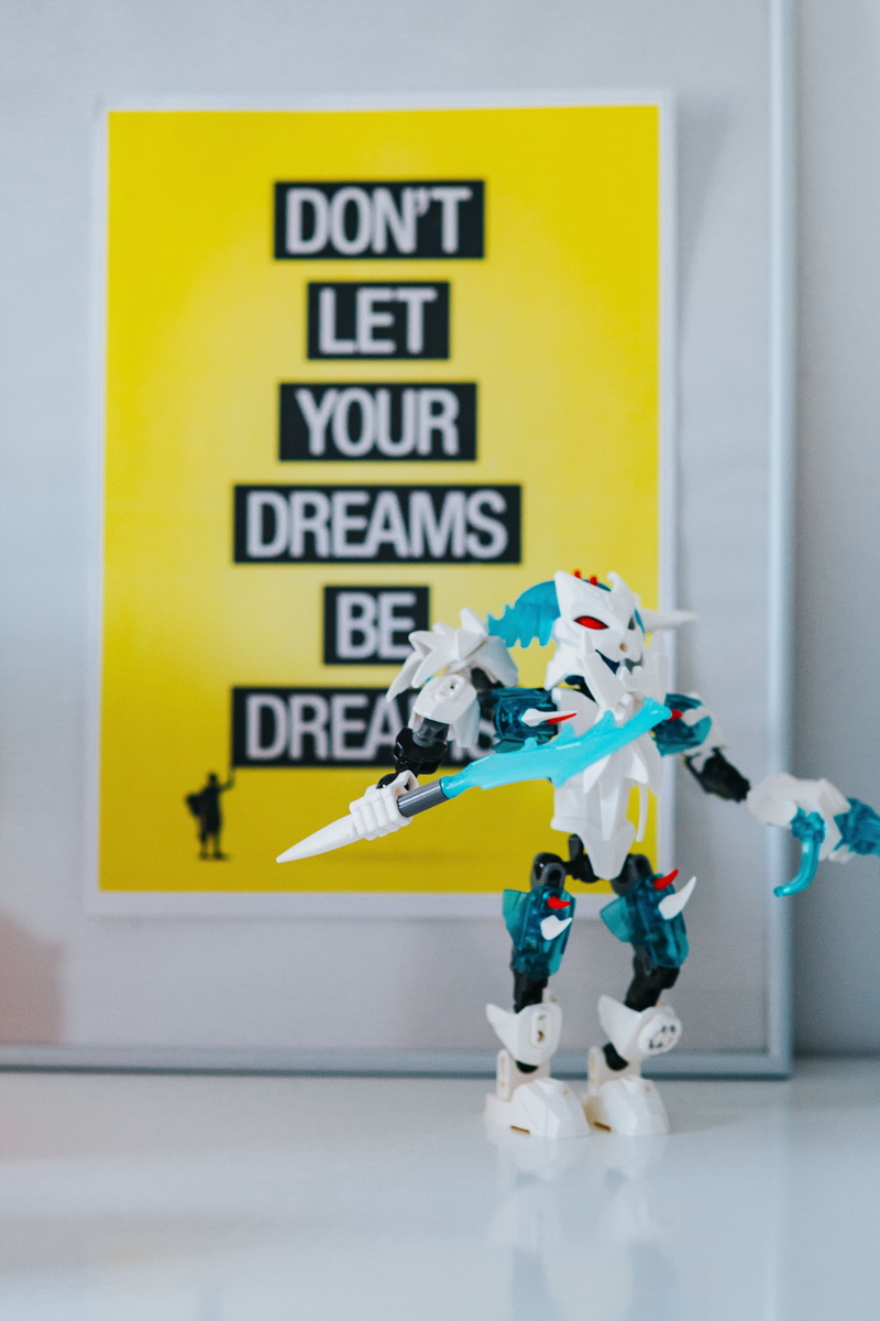 human representation, creativity, toy, wall, day, selective focus, message, close-up, figure, representation, focus on foreground, sign, shelves, indoors
