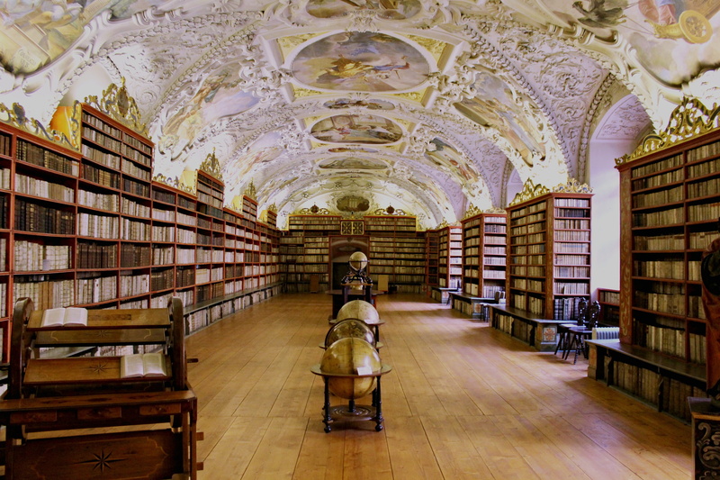 letters, one person, ceiling, mural, library, architecture, reading, shelves, alphabet, bookshelf, sitting, history, shelf, room, bookstore, publication