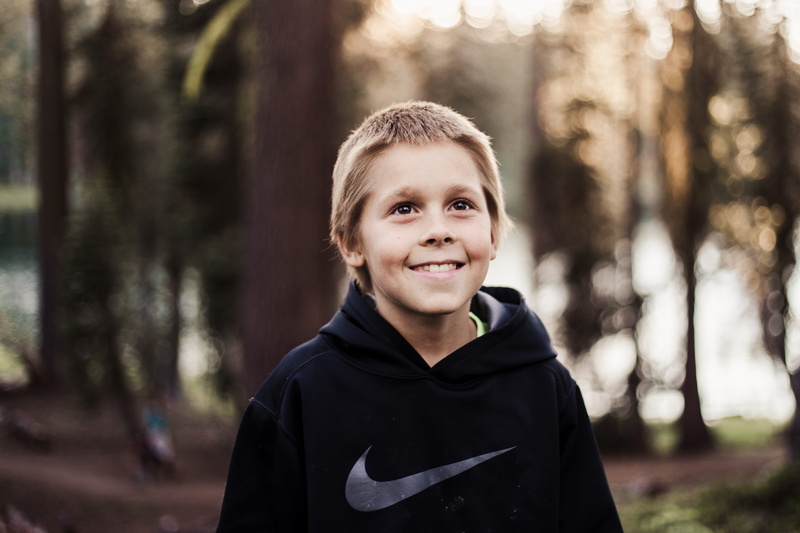 close, photography, childhood, sunset, forest, men, plant, portrait, selective, focus, smiling, curiosity, young man, looking at camera, eye, white male