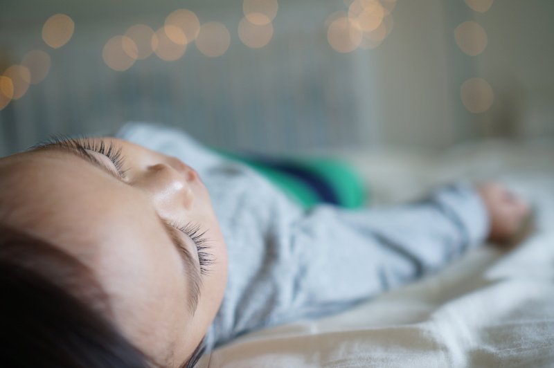 bedroom, person, baby boy, happy, young, japanese, spring, innocent, bedtime, lifestyles, small, face, white, one person, indoors, night, rest, sweet, asian