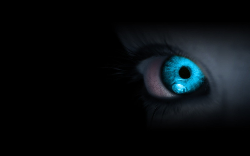 blue eyes, iris - eye, eyeball, looking, body part, copy space, human body part, eye, eyesight, eyelash, eyes, security, one person, big brother - orwellian concept