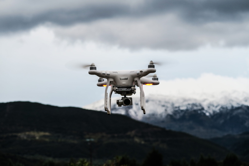 photography themes, nature, 5K, phantom, mid-air, drone, white, propeller, quadcopter, airplane, security, helicopter, outdoors, sky, motion, fly, camera - photographic equipment