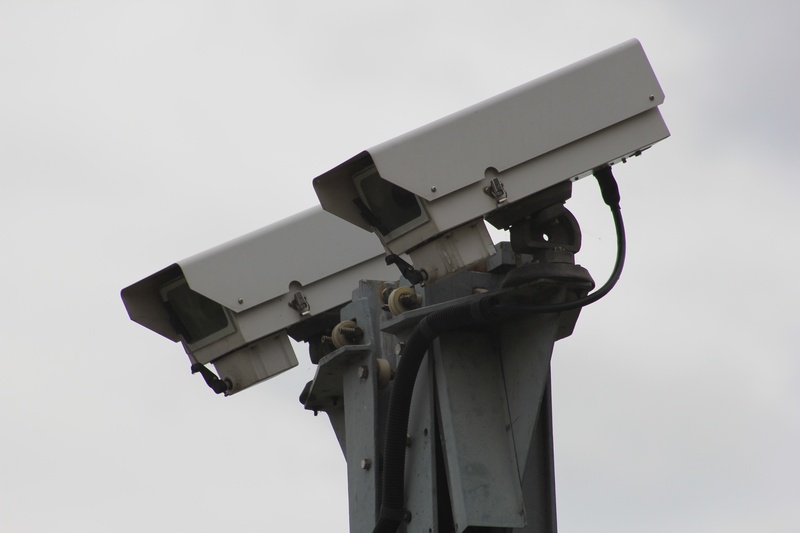 5K, spy, security, security camera, camera - photographic equipment, surveillance, sign, monitor, secure, home video camera, security system, urban, low angle view
