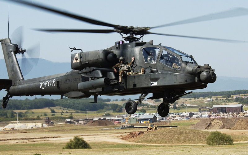 AH-64 Apache, army, military aircraft, aircraft, Boeing AH-64 Apache, 1080P