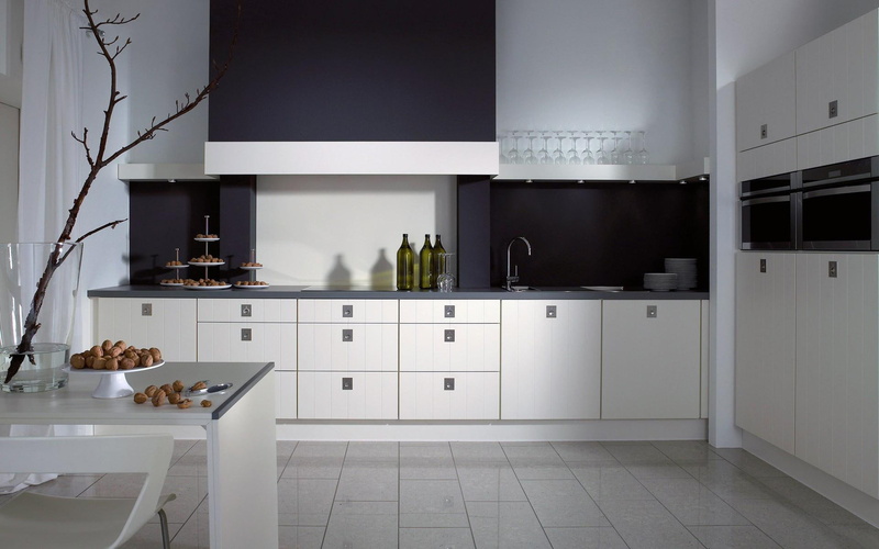 kitchen, white, cabinet, 1080P, bottle, plate, furniture, wooden, photography, interior design, sink, 1920x1200