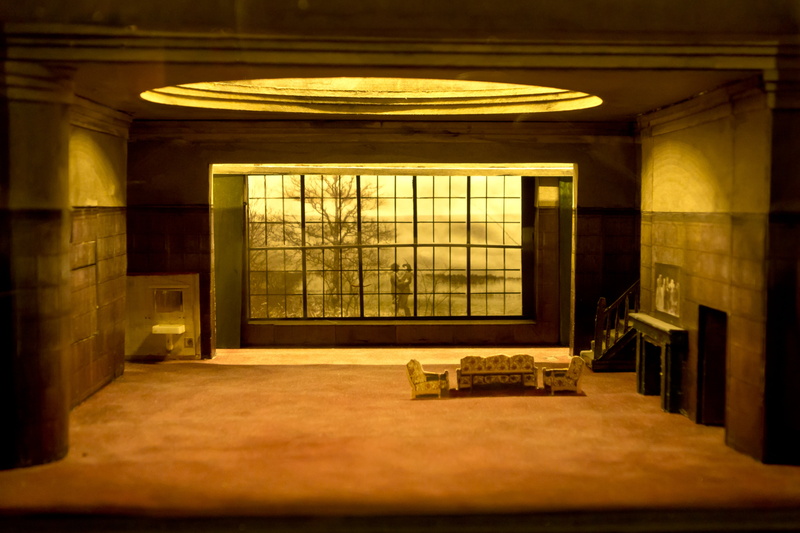 lighting, furniture, staging, door, built structure, inside, ceiling, old, entrance, brown, silhouette, illuminated, no People, stage, luxury, spot, home interior