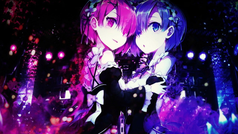 people, Ram (Re: Zero), lifestyles, anime, Re:Zero Kara Hajimeru Isekai Seikatsu, event, adult, group of people, Rem (Re: Zero), real people, incidental people