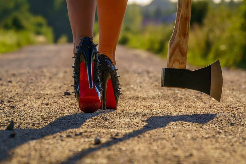 human body part, human limb, axes, human leg, limb, adult, high heels, one person, lifestyles, day, 1080P, Louboutin, low section, shoe, body part, human foot